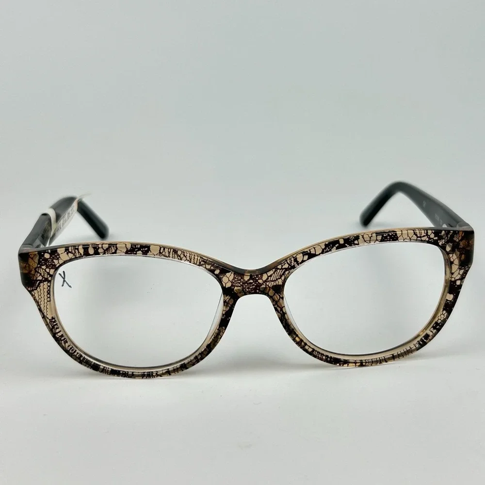 Designer Looks for Less L5003 Women Eyeglasses Frame Brown Full Rim 51-16-130 mm